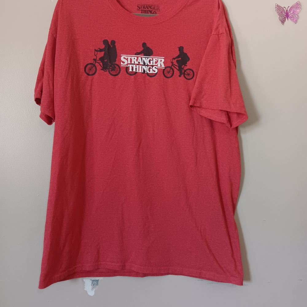 Stranger Things Red Short Sleeve Graphic Tee
